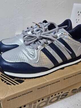 adidas Galaxy OG Silver Metallic Night Indigo New Sneaker